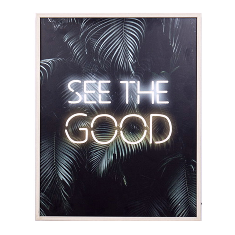 - Inspirational Sayings See the Good LED Light Box Wall Décor