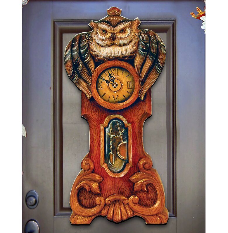 Halloween Owl Clock - Halloween Wall Decorations