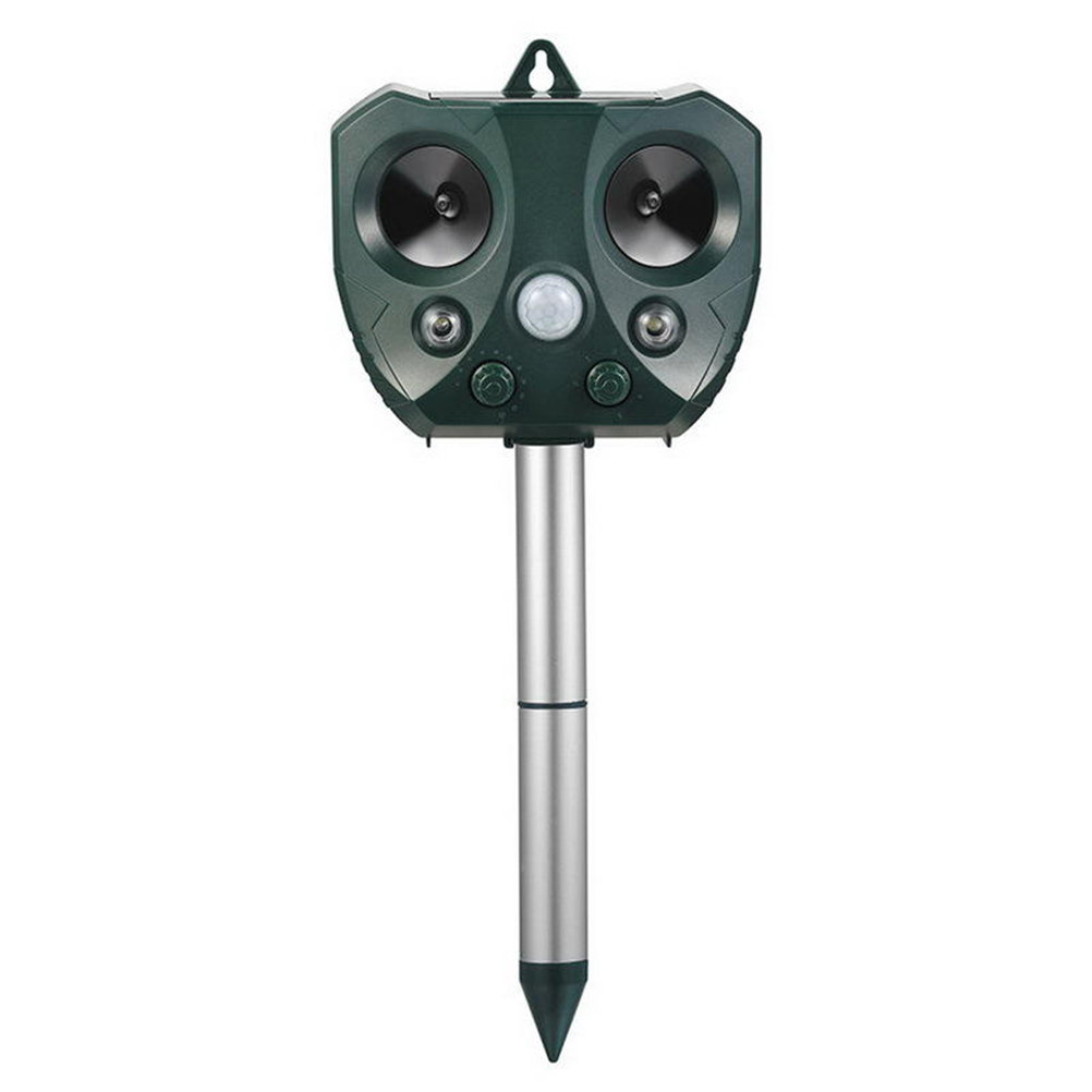 Animal Repeller Ultrasonic Solar Power Repellent Garden for Bird Dog Cat Deer US Animal Repeller Ultrasonic Solar Power Repellent Garden for Bird Dog Cat Deer US