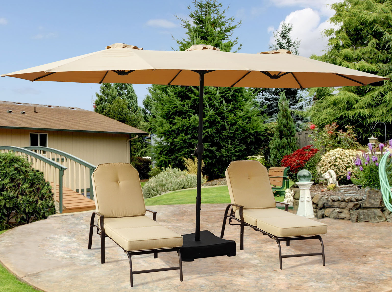 13 5 Foot Above Patio Umbrellas You Ll Love In 2019 Wayfair