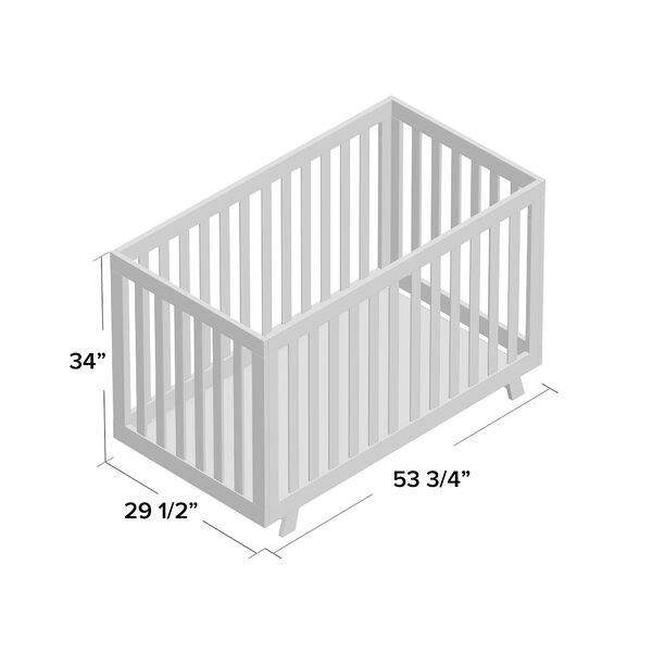 beckett 3 in 1 crib white