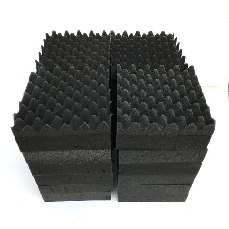 30x30cm Soundproofing Foam Studio Acoustic Treatment Absorption Wedge Tile FG 