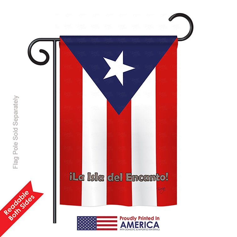 Puerto Rico 9M Long 30 Flags Bunting Caribbean Island Country Decoration