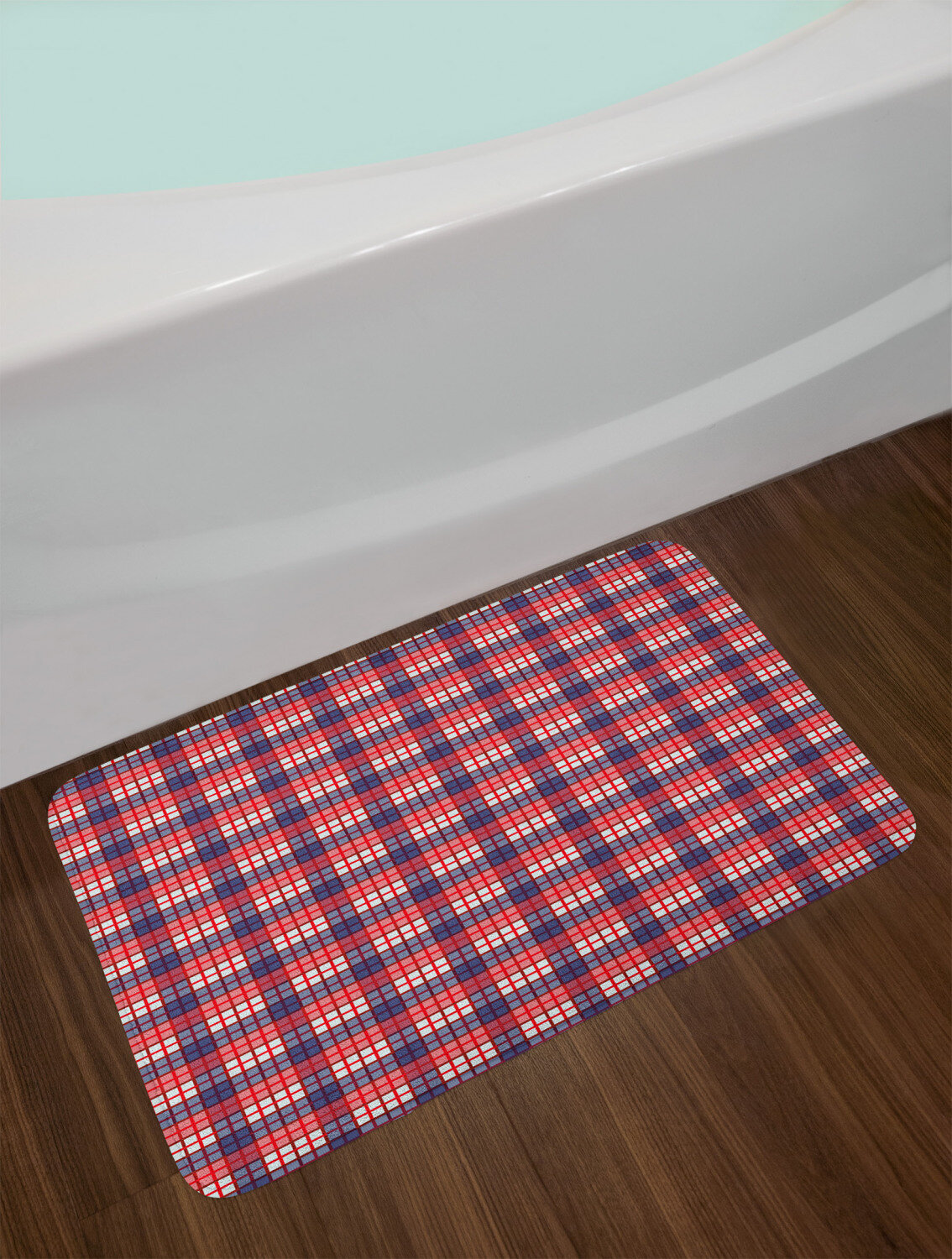 plush bathroom mats