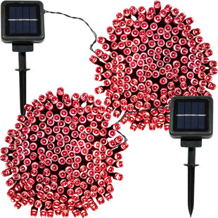 Best Boswell LED Solar Powered String Light By The Holiday Aisle Outdoor Lighting Boswell LED Solar Powered String Light By The Holiday Aisle Outdoor Lighting