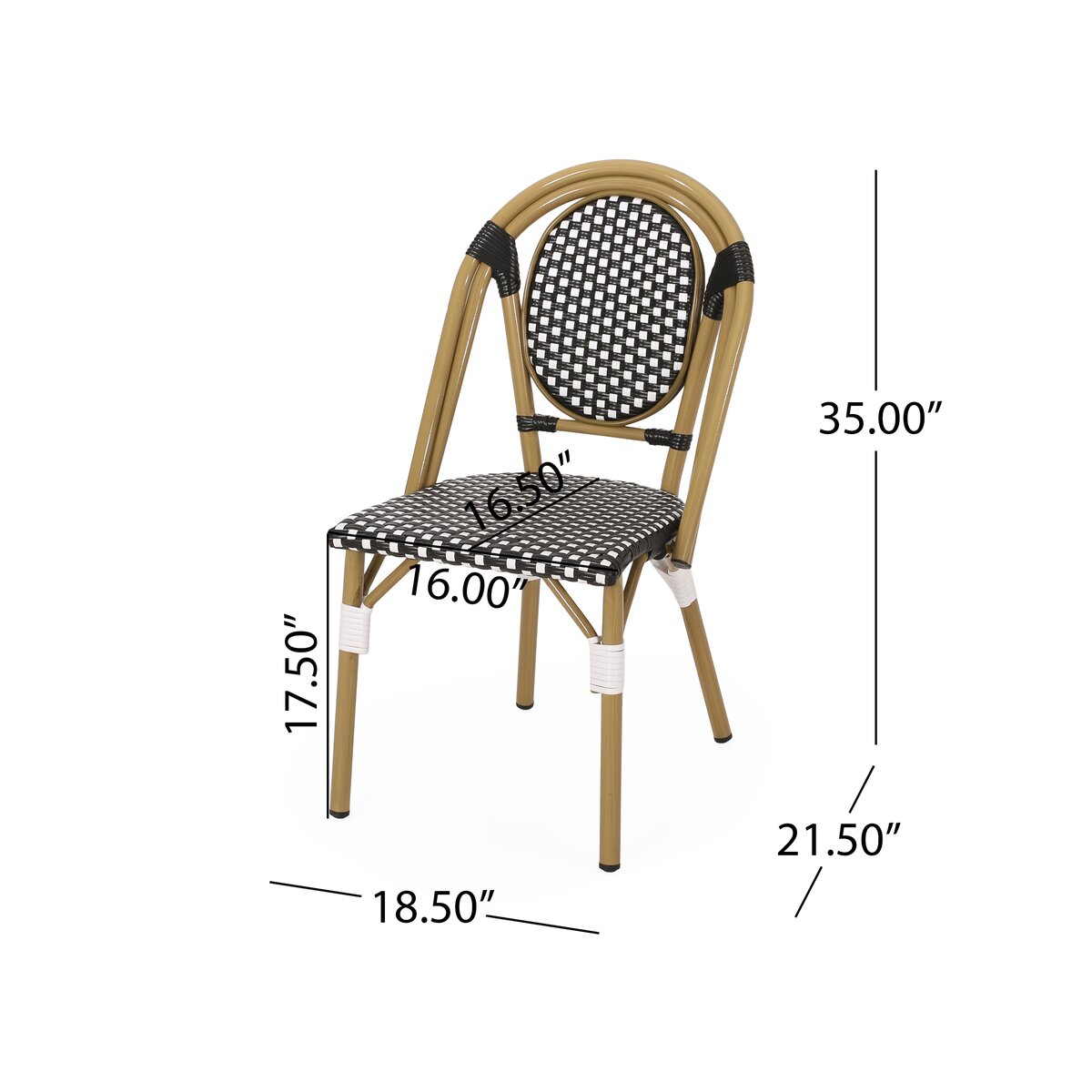 Bayou Breeze Patio Dining Armchair & Reviews | Wayfair