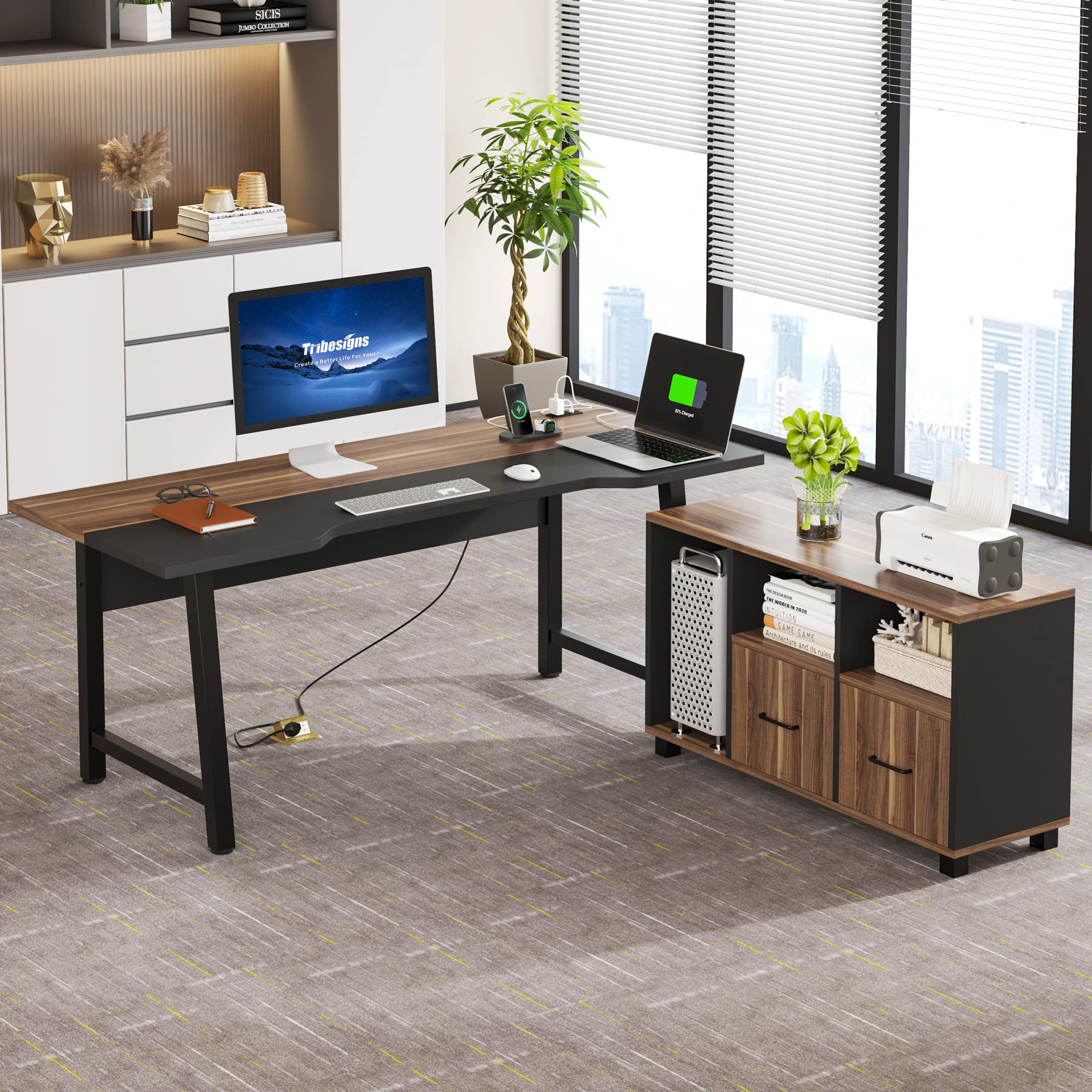 extra large home office desk