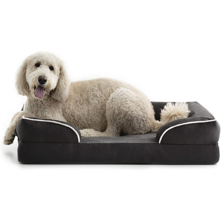 brindle memory foam dog bed