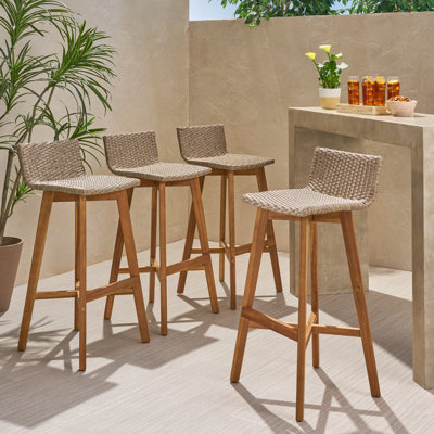 Oxendine 30.75" Patio Bar Stool