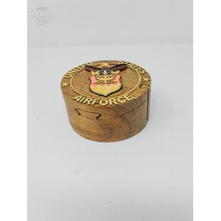 Batman Handcrafted Carved Intarsia Wood Puzzle Box Jewelry Trinket Box 