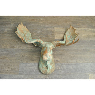 Faux Taxidermy Moose Head Wall Décor Faux Taxidermy Moose Head Wall Décor