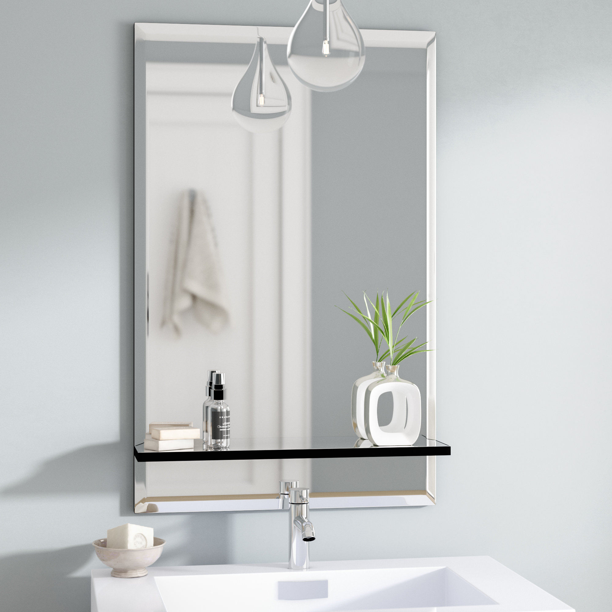 Wade Logan Brizendine Bathroom Vanity Mirror Reviews Wayfair