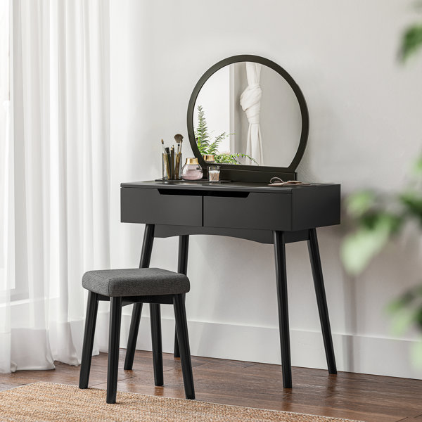 amooly vanity set with mirror