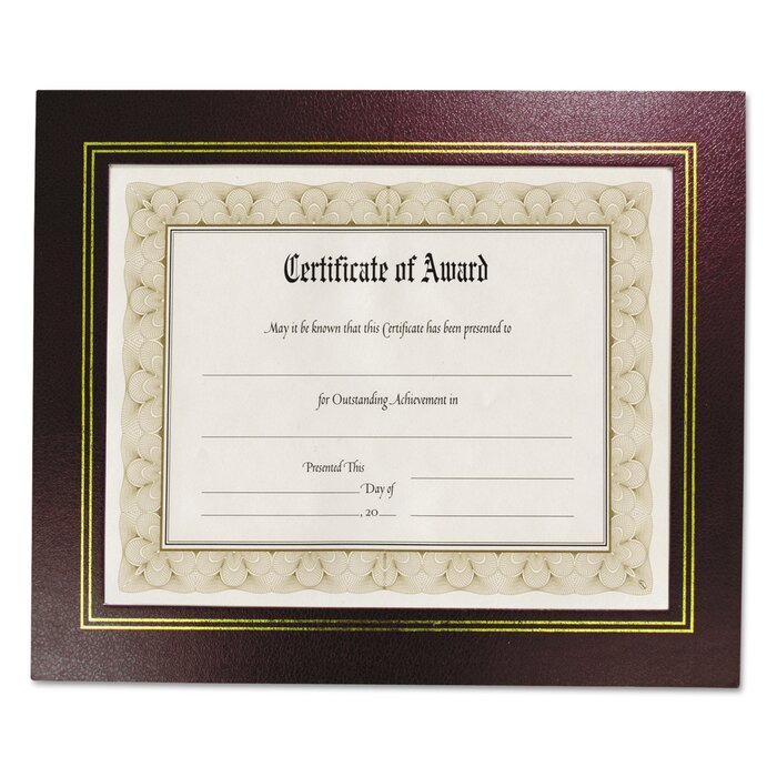 Leatherette Document Frame 8 12 X 11 Pack Of Two