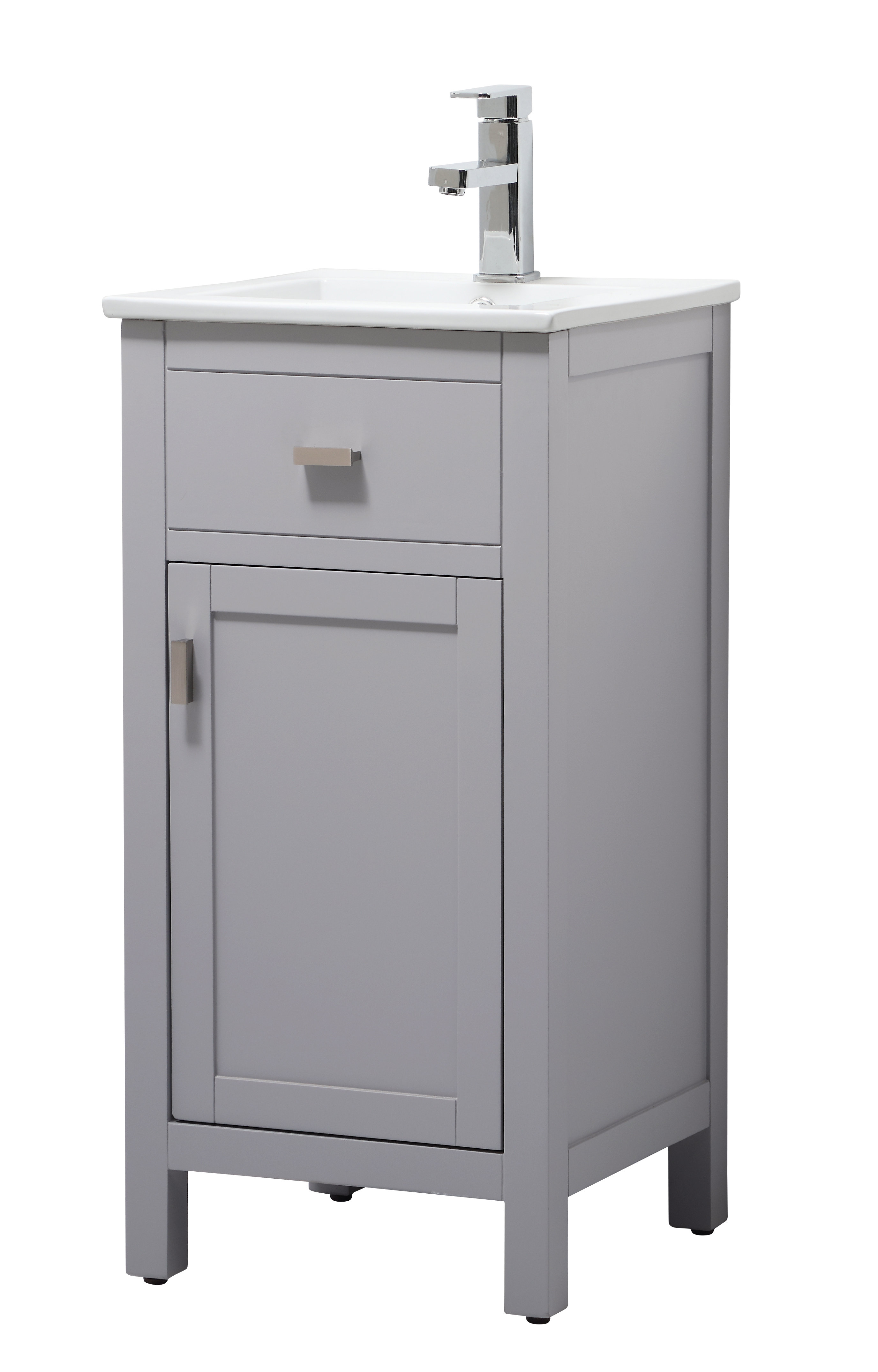 Breakwater Bay Alessandro 16" Single Bathroom Vanity Set & Reviews