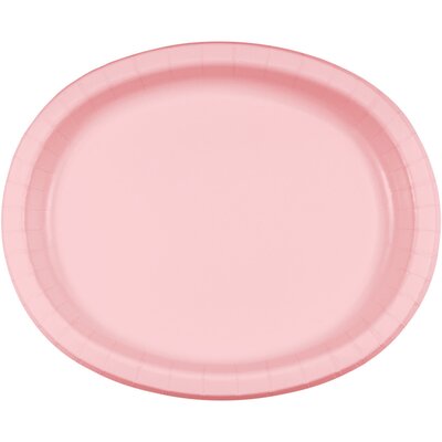 The Party Aisle™ Oval Paper Dinner Plate & Reviews | Wayfair