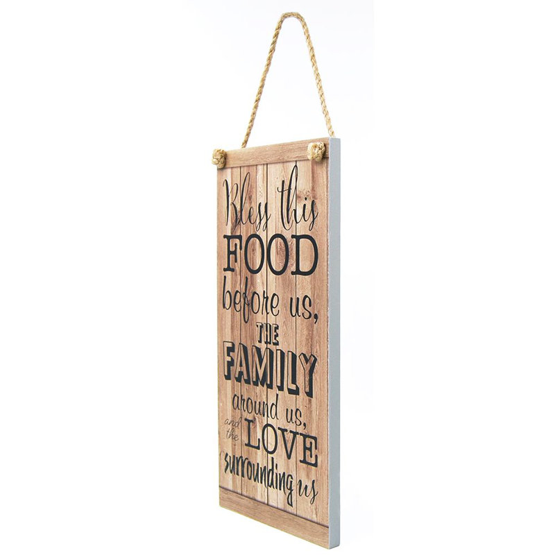 Foundry Select Bless This Food Wall Decor Wayfair