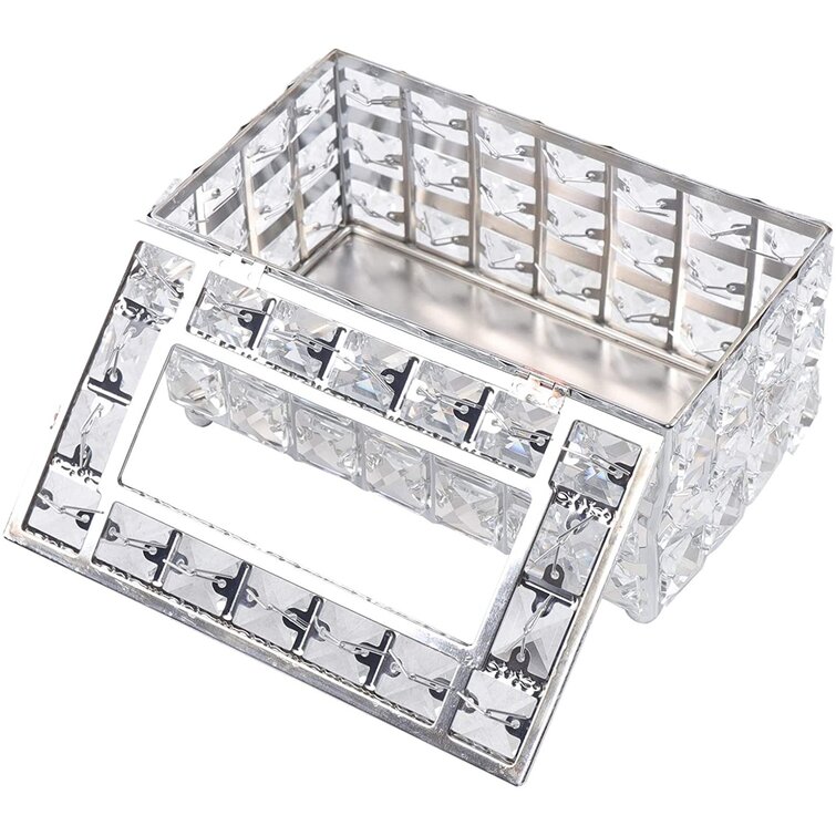 Metal Hollow Napkin Rack Box Tissue Holder Party Dining Home Table Decor Welcome