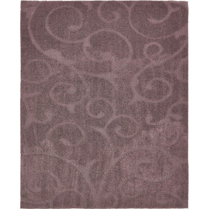 Rugpal Shag Vine Shag Runner Rug Lavender Colour Wayfair Ca