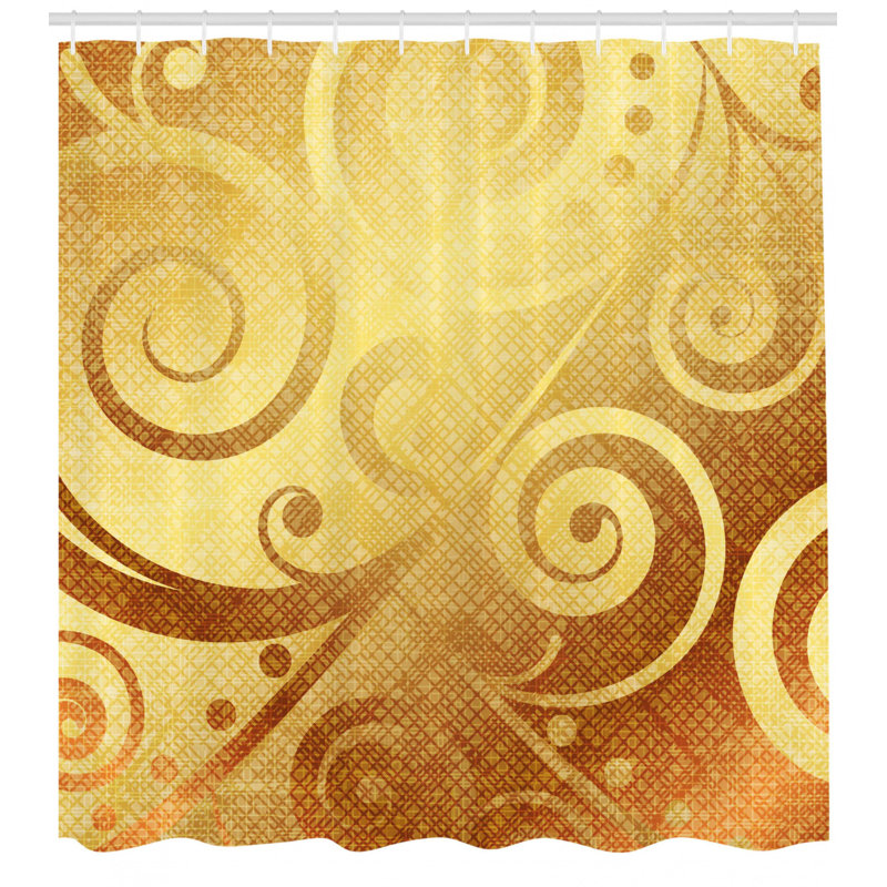 East Urban Home Ambesonne Modern Shower Curtain Vector Canvas