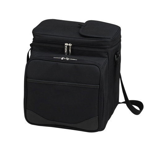 white insulated picnic tote bag