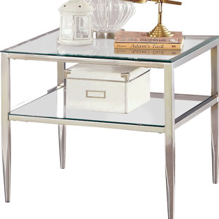 Go to store & view more images Willa Arlo Interiors Rahil Open Shelf End Table