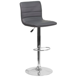 Go to store & view more images Orren Ellis Nolasco Adjustable Height Swivel Bar Stool