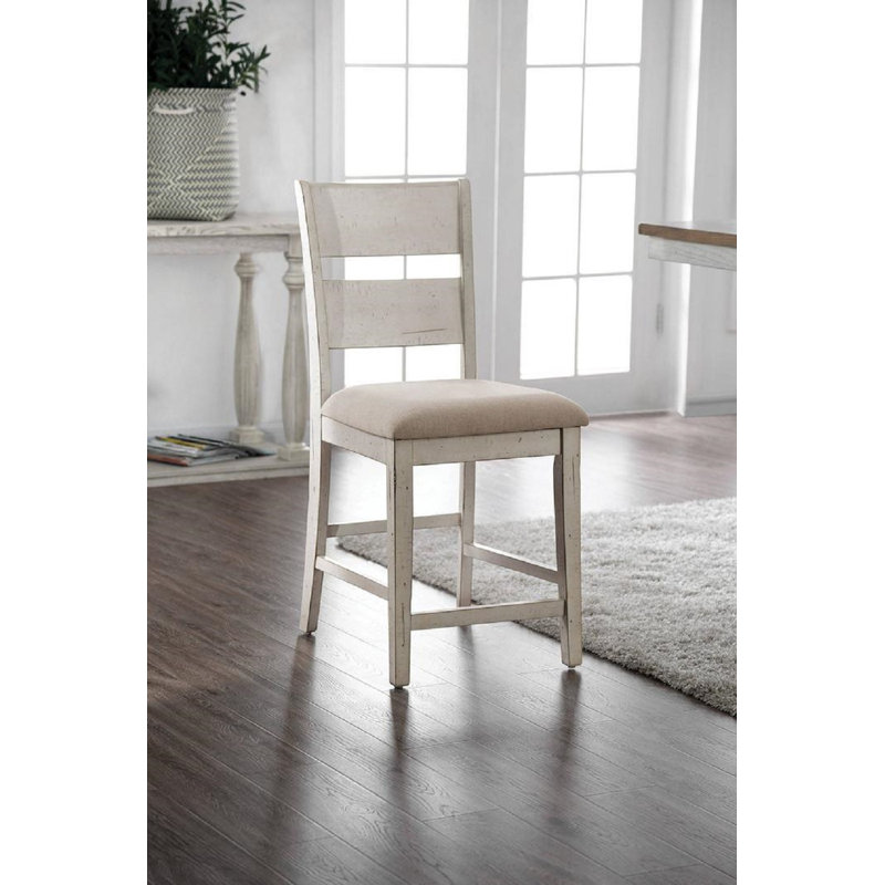 Rosecliff Heights Neve Upholstered Ladder Back Dining Chair In Rosecliff Heights Neve Upholstered