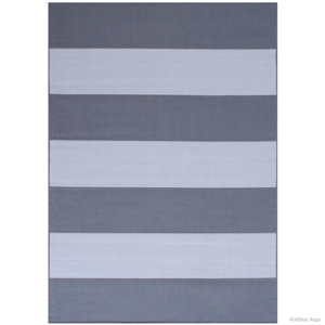 Kirree Gray Indoor/Outdoor All Weather Rug