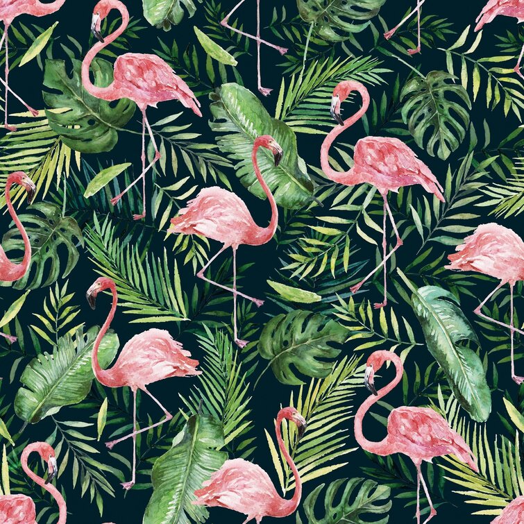 WallsByMe Peel & Stick Floral Wallpaper - Wayfair Canada