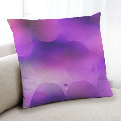 Color Focus Purple 86 Throw Pillow East Urban Home Cover Material: Synthetic