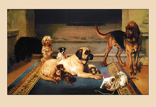 Buyenlarge A Domestic Scene By W Trood Painting Print Wayfair