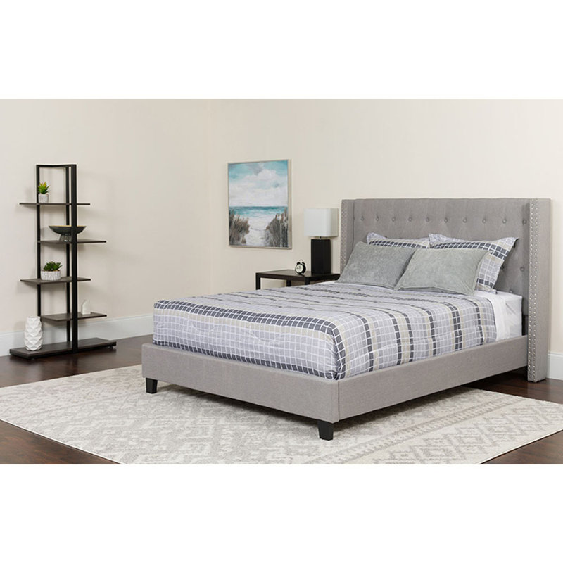 Winston Porter Avia Tufted Full Upholstered Platform Bed Wayfair