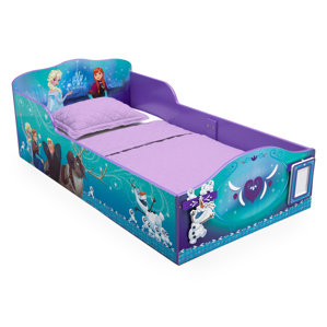 Toddler Bed with Track Buddies by Delta Children