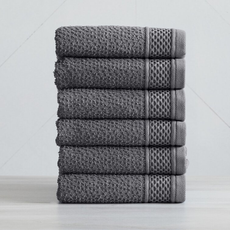 Latitude Run® Sharleez 6 Piece 100% Cotton Towel Set & Reviews | Wayfair