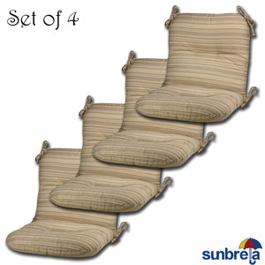 Outdoor Sunbrella Chair Cushion (Set of 4)