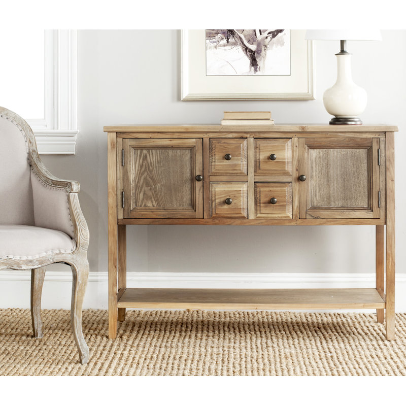 Lark Manor Sadie Rustic Console Table in Feminine Country Styled Home