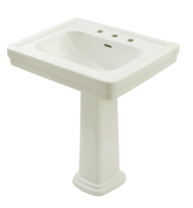 Bathroom Sinks Reviews toto promenade 28" pedestal bathroom sink with overflow & reviews Bathroom Sinks Reviews toto promenade 28" pedestal bathroom sink with overflow & reviews