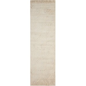 Hollywood Shimmer Beige Area Rug