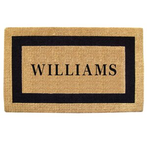Heavy Duty Coco Single Picture Frame Personalized Door Mat
