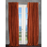 Red Silk Curtains Drapes You Ll Love In 2020 Wayfair