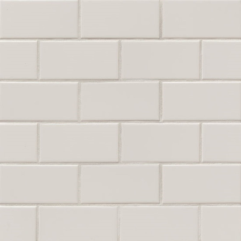Nantucket 3" x 6" Ceramic Subway Tile Color: Gloss Dune