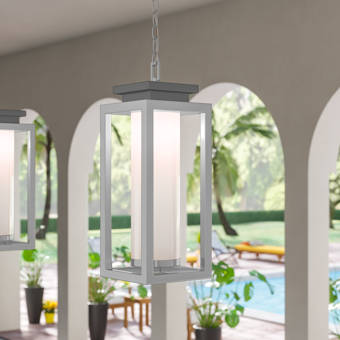 Hubbardton Forge Loft 1 Bulb 20 7 H Outdoor Pendant Wayfair