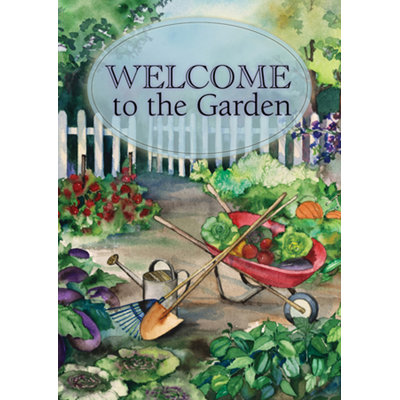 Welcome Garden Garden flag Toland Home Garden