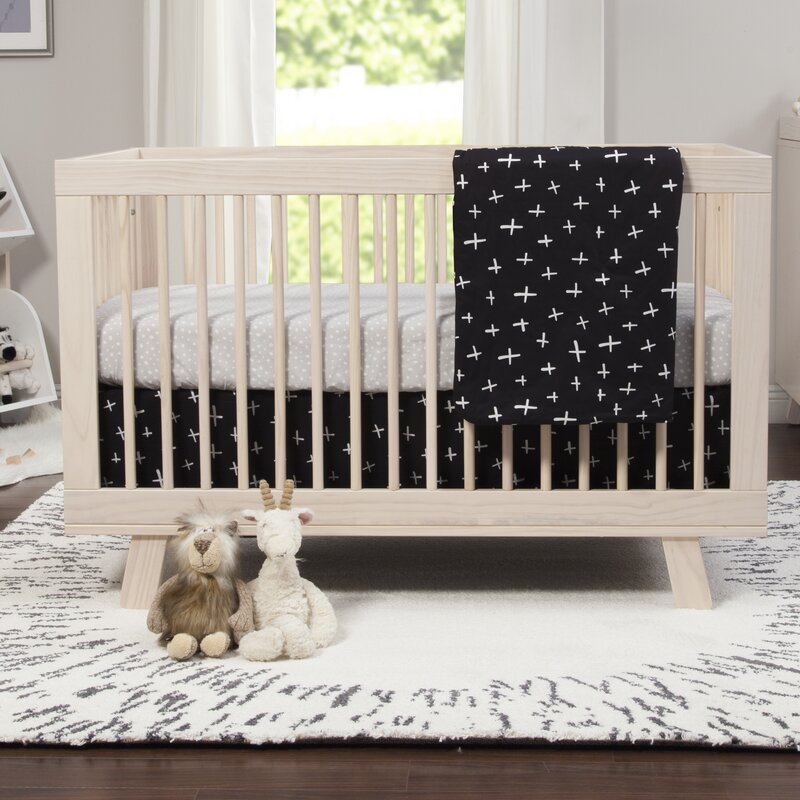 Babyletto Tuxedo Monochrome Crib Skirt Reviews Wayfair