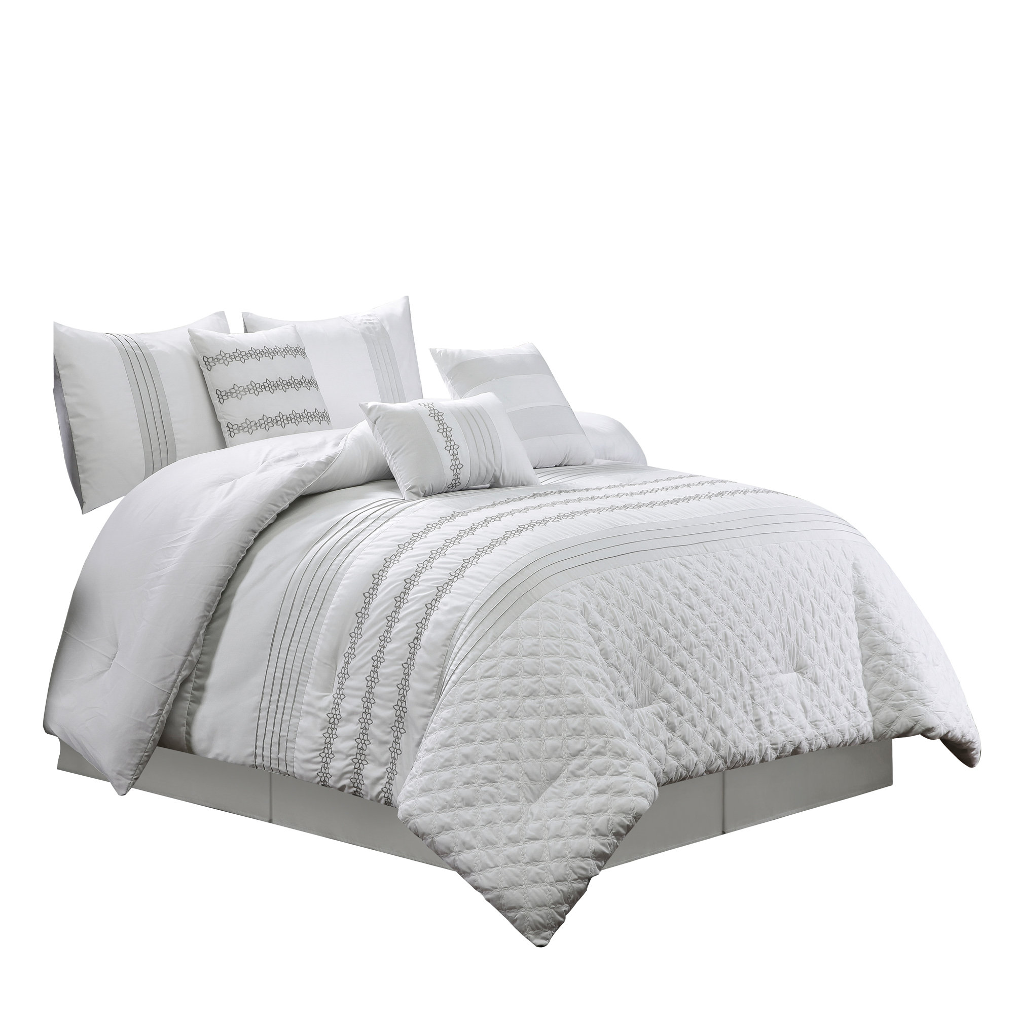 House Of Hampton Ferrin Luxury Comforter Set Reviews Wayfair