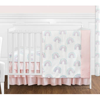 rainbow cot set