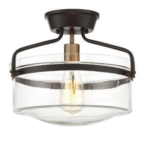 Rhinebeck 1-Light Semi Flush Mount