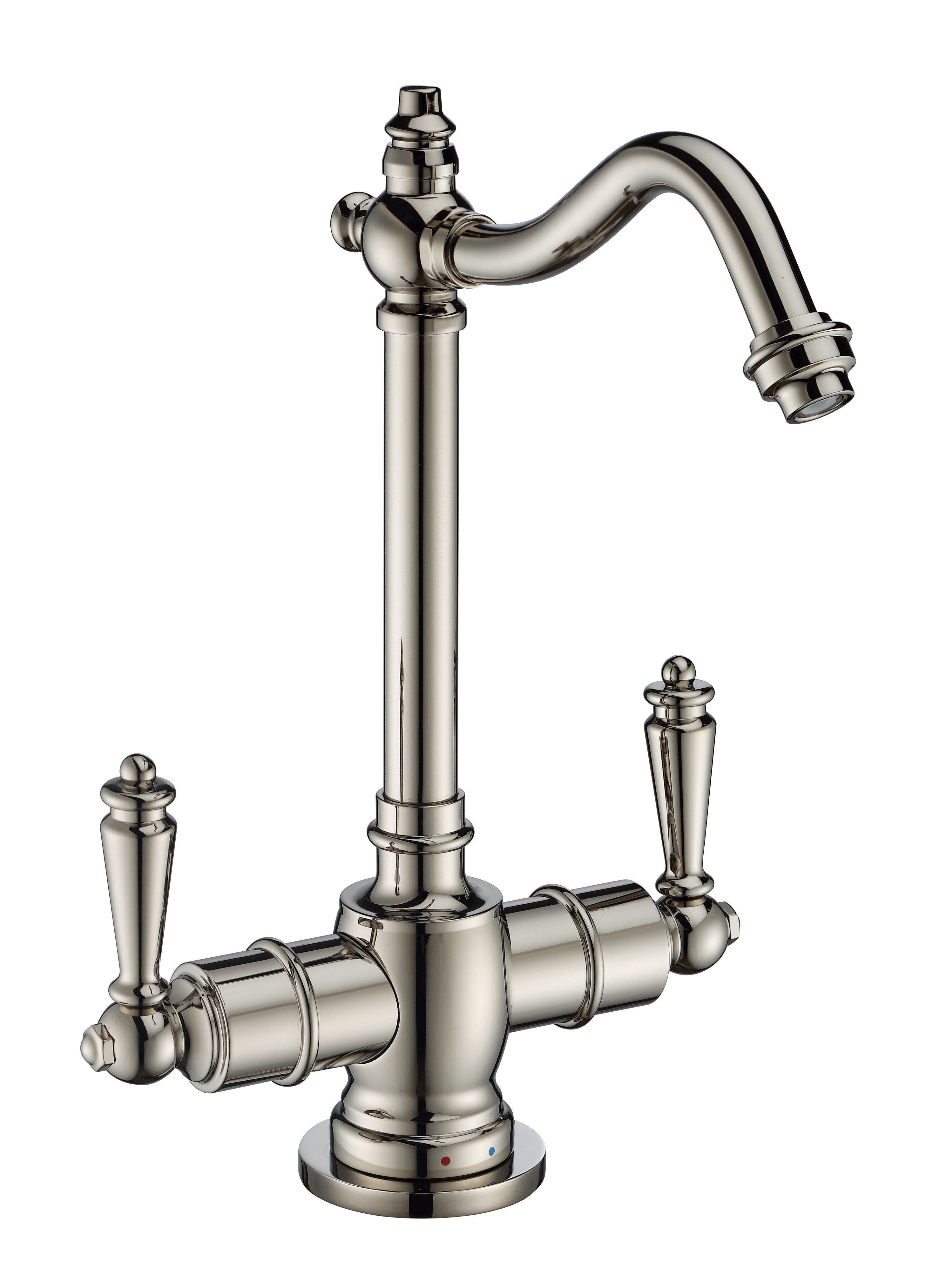 Whitehaus Collection Point Of Use Double Handle Kitchen Faucet