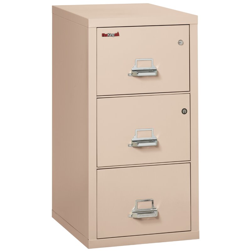 Fireking Legal Safe In A File Fireproof 3 Drawer Vertical File Cabinet Wayfair